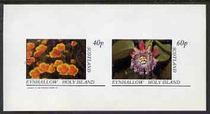 Eynhallow 1983 Flowers imperf set of 2 values unmounted mint