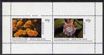 Eynhallow 1983 Flowers perf set of 2 values unmounted mint