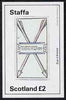 Staffa 1981 Playing Cards imperf deluxe sheet (£2 value) unmounted mint