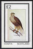 Staffa 1981 Buzzard imperf deluxe sheet (£2 value) unmounted mint