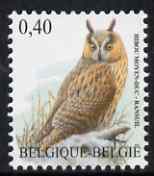 Belgium 2002-09 Birds #5 Long Eared Owl 0.40 Euro unmounted mint SG 3700b