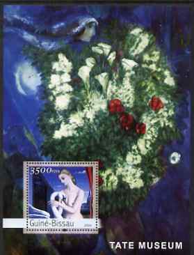Guinea - Bissau 2003 The Tate Museum perf s/sheet containing 1 x 3500 value unmounted mint Mi BL 449