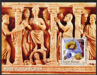 Guinea - Bissau 2003 The Vatican Museum perf s/sheet containing 1 x 3500 value unmounted mint Mi BL 451