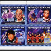 Guinea - Conakry 2006 Space perf sheetlet containing 4 values unmounted mint