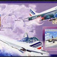 Guinea - Conakry 2006 Concorde perf s/sheet #2 containing 1 value (World Tour - Sydney) unmounted mint