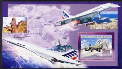 Guinea - Conakry 2006 Concorde perf s/sheet #2 containing 1 value (World Tour - Sydney) unmounted mint