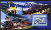 Guinea - Conakry 2006 American Trains perf s/sheet #1 containing 1 value (Big-Boy 1941) unmounted mint