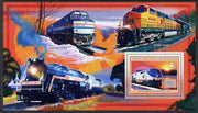 Guinea - Conakry 2006 American Trains perf s/sheet #3 containing 1 value (Amtrak 140) unmounted mint