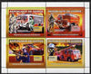Guinea - Conakry 2006 European Fire Engines perf sheetlet containing 4 values unmounted mint