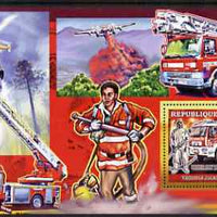 Guinea - Conakry 2006 European Fire Engines perf s/sheet #1 containing 1 value (German) unmounted mint