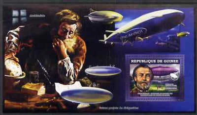 Guinea - Conakry 2006 Airships perf s/sheet #3 containing 1 value (Henri Giffard) unmounted mint