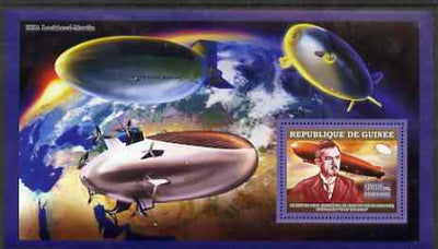 Guinea - Conakry 2006 Airships perf s/sheet #4 containing 1 value (Ludwig Durr) unmounted mint