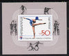 Bulgaria 1986 Sport (Gymnastics) imperf m/sheet SG MS 3340 (Mi BL 165A)