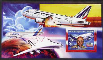 Guinea - Conakry 2006 Airbus A380 perf s/sheet #2 containing 1 value (Didier Evrard & Beluga) unmounted mint