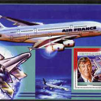 Guinea - Conakry 2006 Airbus A380 perf s/sheet #3 containing 1 value (Fernando Alonso) unmounted mint