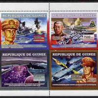 Guinea - Conakry 2006 WW2 Battles perf sheetlet containing 4 values unmounted mint