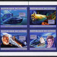 Guinea - Conakry 2006 Submarines perf sheetlet containing 4 values unmounted mint