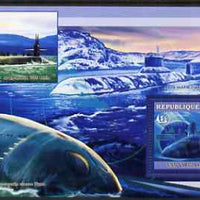 Guinea - Conakry 2006 Submarines perf s/sheet #1 containing 1 value (USS Virginia) unmounted mint