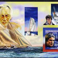 Guinea - Conakry 2006 Sailing Boats perf s/sheet #1 containing 1 value (Olivier de Kersauzon & Geronimo) unmounted mint