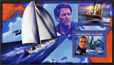 Guinea - Conakry 2006 Sailing Boats perf s/sheet #4 containing 1 value (Loick Peyron & Fujicolour) unmounted mint