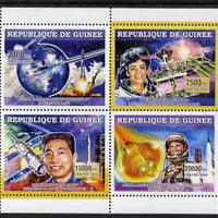 Guinea - Conakry 2006 Space Achievements perf sheetlet containing 4 values unmounted mint