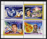 Guinea - Conakry 2006 Space Achievements perf sheetlet containing 4 values unmounted mint