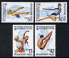 Bulgaria 1985 Swimming Championships set of 4, SG 3257-60 (Mi 3380-83)