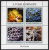 St Thomas & Prince Islands 2004 Coral perf sheetlet containing 4 values unmounted mint, Mi 2491-94