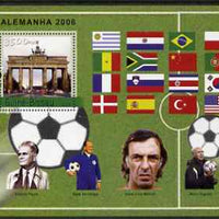 Guinea - Bissau 2004 Football World Cup perf s/sheet containing 1 value unmounted mint,Mi BL 457