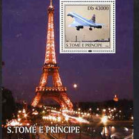St Thomas & Prince Islands 2004 Paris perf s/sheet containing 1 value unmounted mint,Mi BL 501
