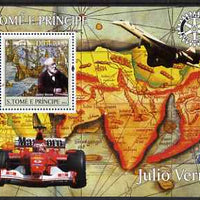 St Thomas & Prince Islands 2004 Jules Verne perf s/sheet containing 1 value with Rotary Logo unmounted mint,Mi BL 499