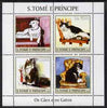St Thomas & Prince Islands 2004 Cats & Dogs perf sheetlet containing 4 values unmounted mint, Mi 2617-20