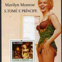 St Thomas & Prince Islands 2004 Celebrities (Marilyn Monroe) perf s/sheet containing 1 value unmounted mint,Mi BL 519