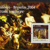 St Thomas & Prince Islands 2004 Nude Paintings (Phileuro) perf s/sheet containing 1 value unmounted mint,Mi BL 526