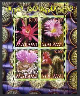 Malawi 2007 Cactii perf sheetlet containing 4 values unmounted mint