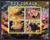 Malawi 2007 Coral perf sheetlet containing 4 values unmounted mint