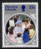Pitcairn Islands 1985 Life & Times of HM Queen Mother 35c with wmk inverted unmounted mint SG 269w (gutter pairs price x2)
