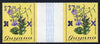 Guyana 1981 Royal Wedding (1st issue) $7.20 on $1 Flowering Plant (surch in blue) interpaneau gutter pair unmounted mint, SG 770d