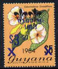 Guyana 1984 Surcharged $3.60 on $5 (blue surch) on Royal Wedding overprint unmounted mint, SG 1360