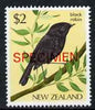 New Zealand 1982-89 Black Robin $2 from Native Birds def set overprinted SPECIMEN unmounted mint, SG 1293s