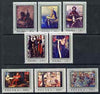 Poland 1968 Polish paintings perf set of 8 unmounted mint, SG 1844-51