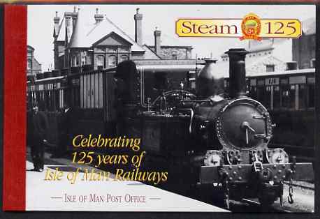 Isle of Man 1998 125th Anniversaryof Isle of Man Steam Railway £4.05 booklet complete & fine SG SB49