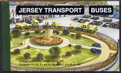 Jersey 1998 Transport Company - Buses £8.72 Prestige booklet complete, SG SB56