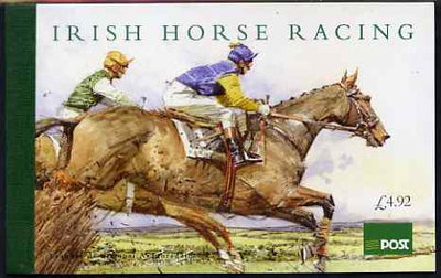 Ireland 1996 Irish Horse Racing £4.92 Prestige booklet complete, SG SB55