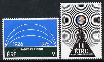 Ireland 1976 50th Anniversary of Irish Broadcasting Service perf set of 2 unmounted mint, SG 399-400