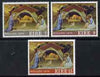 Ireland 1976 Christmas perf set of 3 unmounted mint, SG 401-3
