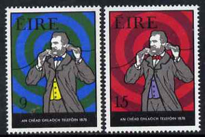 Ireland 1976 Centenary of Telephone perf set of 2 unmounted mint, SG 389-90