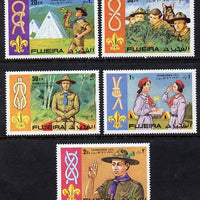 Fujeira 1971 Scouts set of 5 unmounted mint (Mi 679-83A)