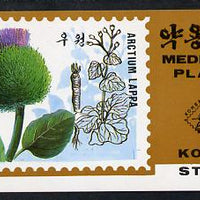 Booklet - North Korea 1994 Medicinal Plants 3 wons booklet containing pane of 10 x 30 jons (Aretium jappa)