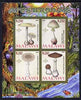 Malawi 2008 Fungi #1 imperf sheetlet containing 4 values, each with Scout logo unmounted mint